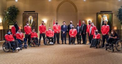 أبطال الألعاب البارالمبية 2020 مع ولي العهد الأمير الحسين بن عبدالله الثاني