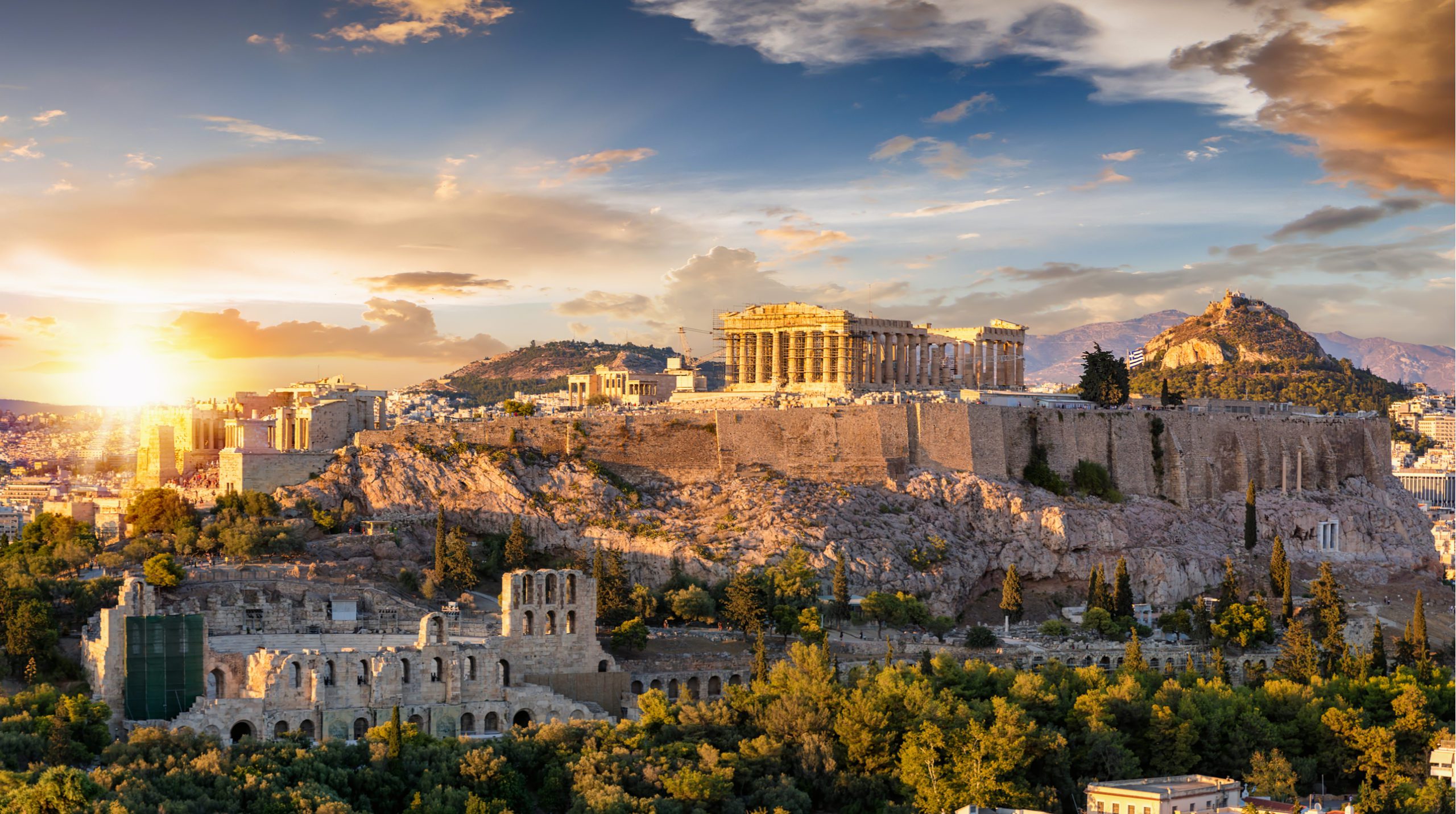 صورة مدينة أثنيا اليونانية