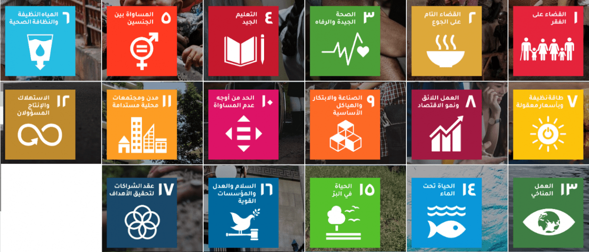 أهداف الأمم المتحدة الـ17 للتنمية المستدامة