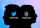 شعار ثريدز و تويتر