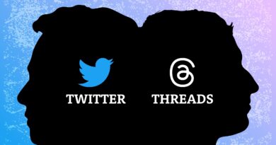 شعار ثريدز و تويتر
